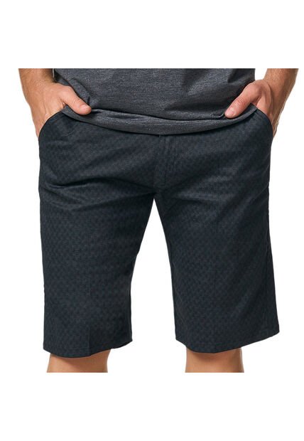 Bermuda Vicente Negro Croydon Para Hombre