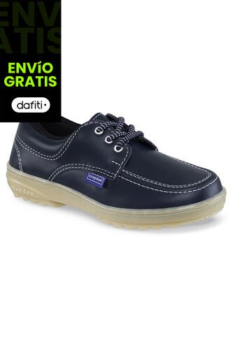 Zapatos Escolares Leader Azul Para Niña Y Niño Croydon Croydon