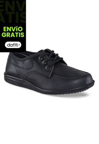 Zapatos Escolares Bachiller Negro Para Niño Croydon Croydon