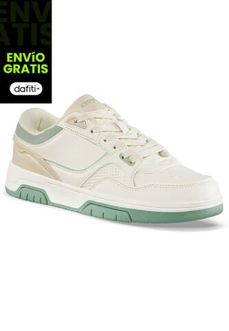 Tenis Urbanos Crazin Beige Croydon Para Mujer Croydon
