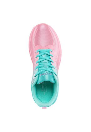 Tenis Running Lukup Rosa-Verde Para Mujer Croydon