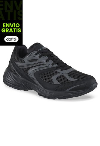 Tenis Urbanos Bilaro Negro-Gris Croydon Para Hombre Croydon