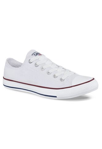 Tenis Discovery Bajo Blanco-Rojo Para Hombre Y Mujer Croydon Croydon