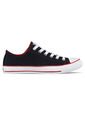 Tenis Discovery Bajo Negro-Rojo Para Hombre Y Mujer Croydon de Croydon