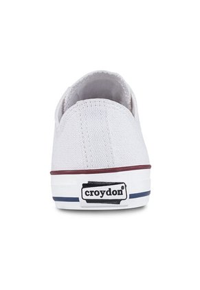 Tenis Discovery Bajo Blanco-Rojo Para Hombre Y Mujer Croydon