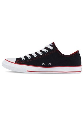 Tenis Discovery Bajo Negro-Rojo Para Hombre Y Mujer Croydon