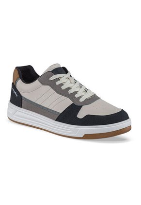 Tenis Casuales Titus Beige-Negro Croydon Para Hombre