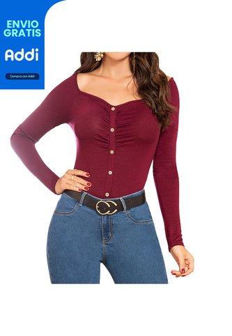 Blusa Kanny Vino Para Mujer Croydon Croydon