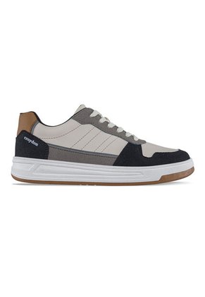 Tenis Casuales Titus Beige-Negro Croydon Para Hombre