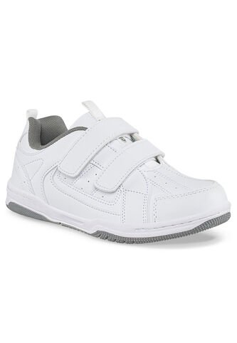 Tenis Colegio Leine V Blanco-Gris Para Niño Y Niña Croydon Croydon