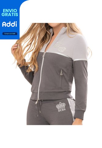 Chaqueta Melida Gris Para Mujer Croydon Croydon