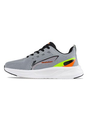 Tenis Running Bople Gris-Naranja Para Hombre Croydon