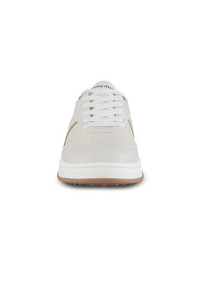Tenis Urbanos Eglet Beige-Oro Croydon Para Mujer
