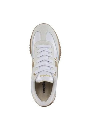 Tenis Urbanos Nerida Blanco-Oro Croydon Para Mujer