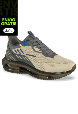 Tenis Running Yemel Beige-Negro Croydon Para Hombre Croydon