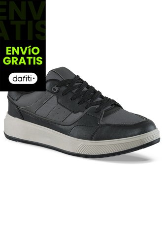 Tenis Urbanos Dusty Negro-Gris Croydon Para Hombre Croydon