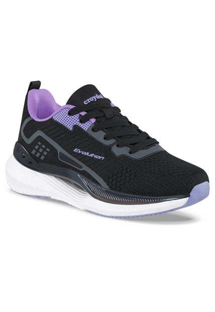 Tenis Running Plonk Negro Para Mujer Croydon