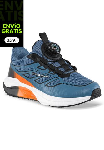 Tenis Running Furam Azul Croydon Para Niño Croydon