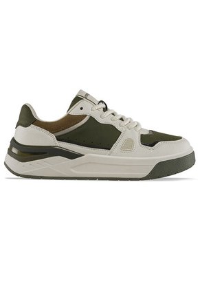 Tenis Urbanos Bavar Beige-Verde Croydon Para Hombre