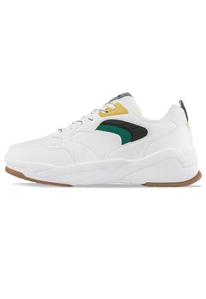 Tenis Urbanos Doter Blanco-Blanco Croydon Para Hombre