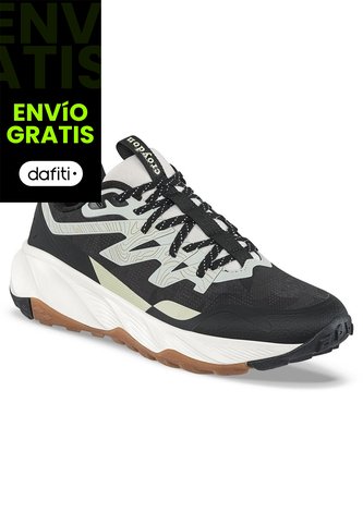 Tenis Trail Running Siburu Negro Croydon Para Hombre Croydon