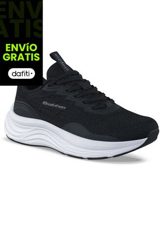Tenis Running Redker Negro-Blanco Croydon Para Mujer Croydon