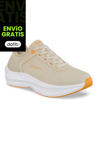 Tenis Running Racod Beige Croydon Para Mujer Croydon