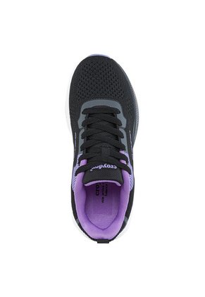 Tenis Running Plonk Negro Para Mujer Croydon