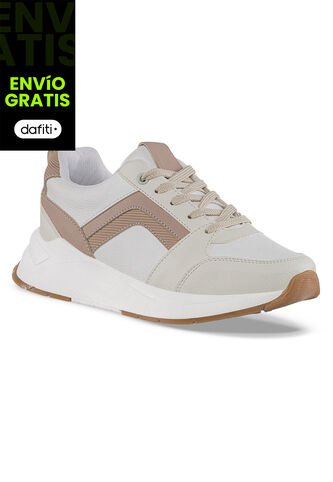 Tenis Urbanos Yannit Beige Croydon Para Mujer Croydon