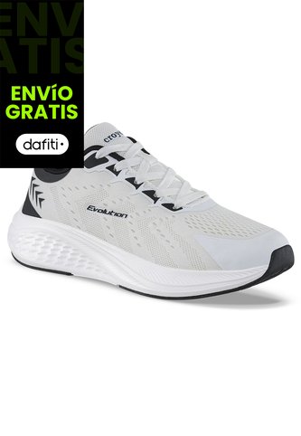 Tenis Running Armal Blanco-Negro Croydon Para Hombre Croydon