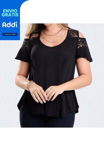 Blusa Ashly Negro Croydon Para Mujer Croydon