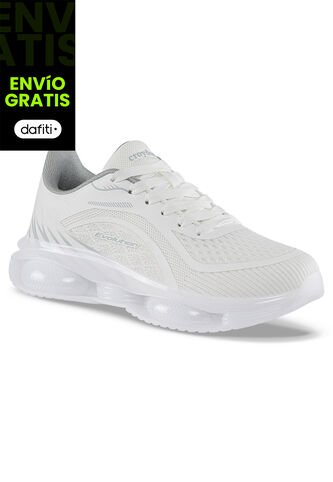 Tenis Running Lumo Blanco-Blanco Croydon Para Mujer Croydon