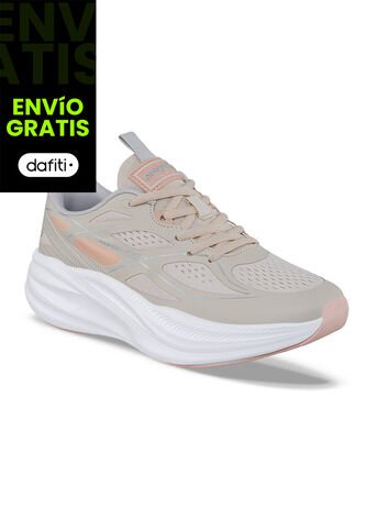 Tenis Running Xudok Beige Croydon Para Mujer Croydon
