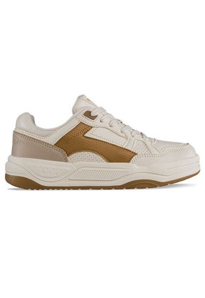 Tenis Urbanos Derme Beige-Café Croydon Para Mujer