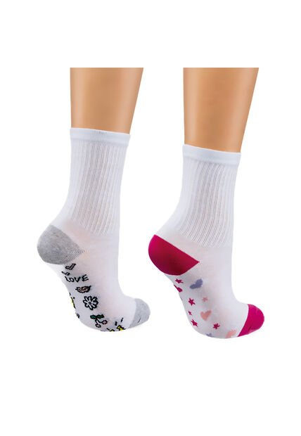 Medias Corazoncitos M.Color Para Mujer Croydon