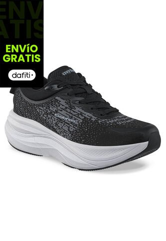Tenis Running Riteis Negro Croydon Para Mujer Croydon