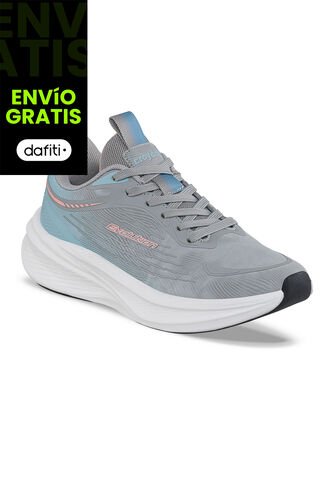 Tenis Running Teji Gris Croydon Para Mujer Croydon