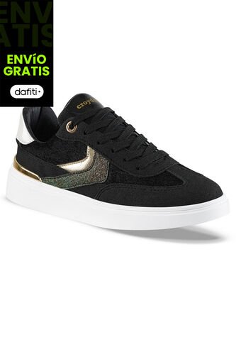 Tenis Urbanos Billie Negro Croydon Para Mujer Croydon