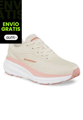 Tenis Trail Running Nvoy Beige Croydon Para Mujer Croydon