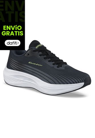 Tenis Running Pexil Negro Croydon Para Hombre Croydon