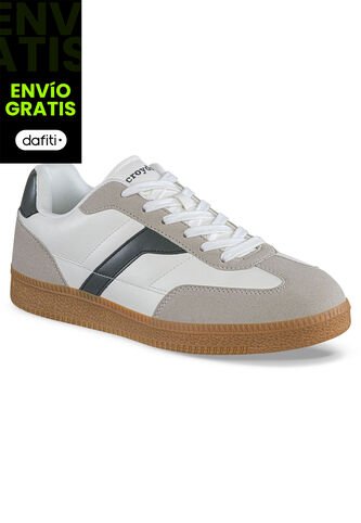 Tenis Casuales Ilor Beige-Verde Croydon Para Hombre Croydon