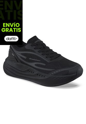 Tenis Running Ziroc Negro-Negro Croydon Para Hombre Croydon