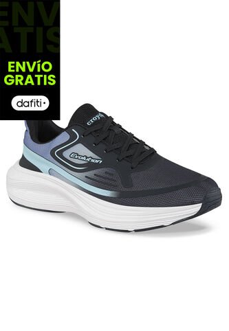 Tenis Running Jadom Negro Croydon Para Hombre Croydon
