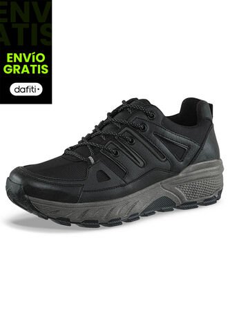 Zapatos Outdoor Hudson Negro Croydon Para Hombre Croydon
