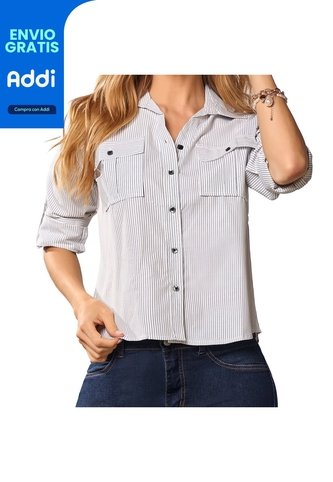 Blusa Jules Gris Croydon Para Mujer Croydon
