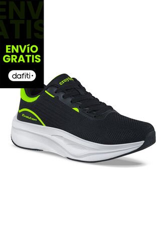 Tenis Running Larek Negro Croydon Para Hombre Croydon