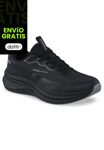 Tenis Running Qijoy Negro Croydon Para Hombre Croydon