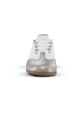 Tenis Urbanos Nayely Blanco-Oro Croydon Para Mujer