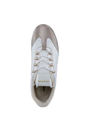Tenis Urbanos Nayely Blanco-Oro Croydon Para Mujer