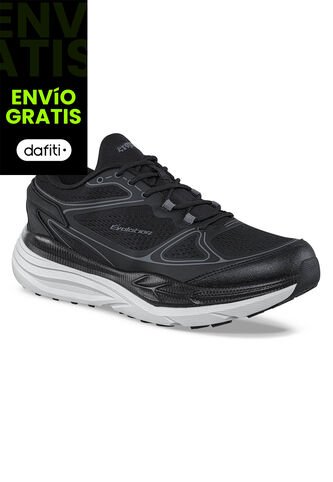 Tenis Running Meman Negro Croydon Para Hombre Croydon
